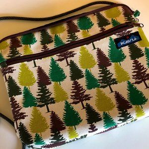 Kavu Laptop Bag Purse Crossbody Tree Print EUC